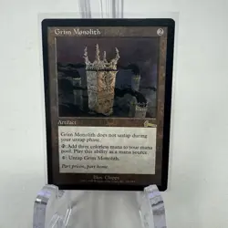 Mtg Magic The Gathering Urzas Legacy Grim Monolith Card (3) - Image 1