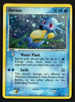 Horsea DMG 58/109 - Reverse Holo Stamp Team Rocket Returns 🏝 Pokemon 2004 - Image 1