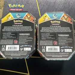 Pokemon TCG - Eevee Evolutions Tins Flareon & Vaporeon - New Factory Sealed - Image 2