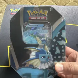 Pokemon TCG - Eevee Evolutions Tins Flareon & Vaporeon - New Factory Sealed - Image 4