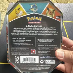 Pokemon TCG - Eevee Evolutions Tins Flareon & Vaporeon - New Factory Sealed - Image 5