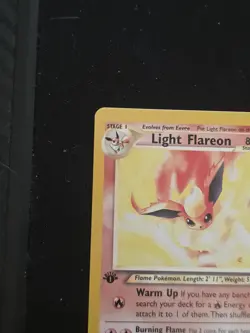 Pokemon TCG Light Flareon Neo Destiny 1st Edition 46/105 Uncommon HP80 Stage 1 - Image 3
