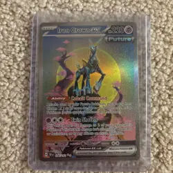 Iron Crown ex 206/162 Temporal Forces Special Illustration Rare Pokemon - Image 1