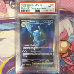 ~Pokemon Blastoise ex 200/165 Scarlet & Violet 151 Special Illustration Rare Ho… - Image 1