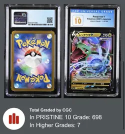Rayquaza V Pokemon (2021) Japanese VMAX Climax 119/184 CGC Pristine 10 - Image 1