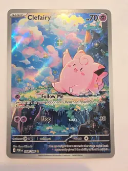 Pokemon Clefairy Perfect Order IR Holo Illustration Rare 094/088 - Image 1