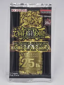 Yu-Gi-Oh! Yugioh TCG Quarter Century BONANZA Booster Pack x1 NEW - Image 1