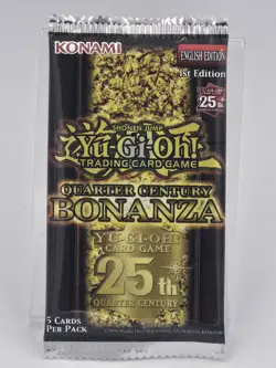 Yu-Gi-Oh! Yugioh TCG Quarter Century BONANZA Booster Pack x1 NEW - Image 2