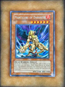 Yugioh Manticore of Darkness CP03-EN008 Rare NM - Image 1