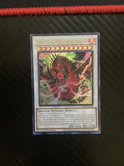 Yugioh Snake-Eyes Vengeance Dragon ALIN-EN040 Alliance Insight 1st Edition NM - Image 1