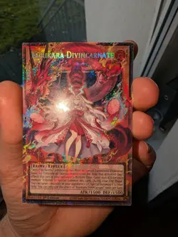 YUGIOH RA05-EN147 Kurikara Divincarnate OVERFRAME Starlight rare 1st Edition NM - Image 1