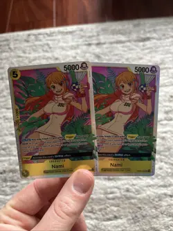 2x One Piece Two Legends Nami OP08-106 Super Rare SR NM - Image 1