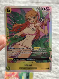 2x One Piece Two Legends Nami OP08-106 Super Rare SR NM - Image 4