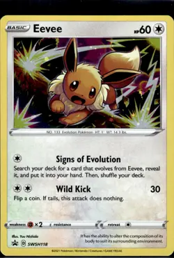 SWSH: Sword & Shield Promo Cards #SWSH118 Eevee - Image 1