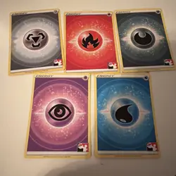 Pokemon Prize Pack Energy Lot of 5 Near Mint/Lp Cards No Dupes - Image 1