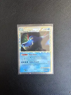 Pokemon TCG Feraligatr Heartgold Soulsilver Prime Rare Card 108/123 - Image 1