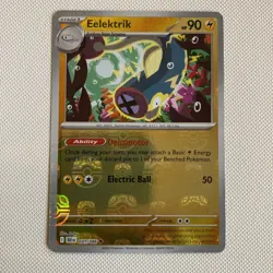 Pokemon TCG Eelektrik Reverse Holo Masterball Card Black Bolt 031/086 NM - Image 1