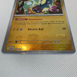 Pokemon TCG Eelektrik Reverse Holo Masterball Card Black Bolt 031/086 NM - Image 2