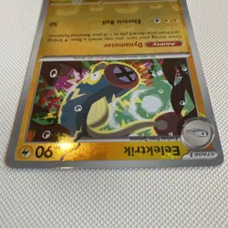 Pokemon TCG Eelektrik Reverse Holo Masterball Card Black Bolt 031/086 NM - Image 3