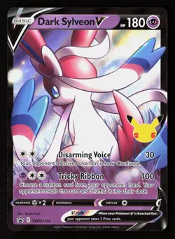 Dark Sylveon V Promo SWSH: Sword & Shield Promo Cards SWSH134 NM - Image 1
