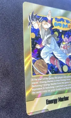 Dragon Ball Super Card Game Bandai Foil Energy Marker Son Goku E-90 Single Card - Image 2