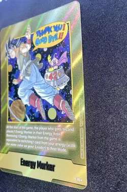 Dragon Ball Super Card Game Bandai Foil Energy Marker Son Goku E-90 Single Card - Image 3