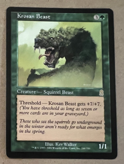 Krosan Beast - Odyssey - MTG - Magic the Gathering - Image 1