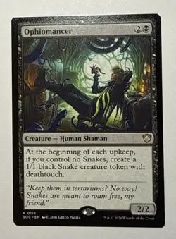 Ophiomancer | 118 NM/M | Commander: Secrets of Strixhaven | Magic MTG - Image 1