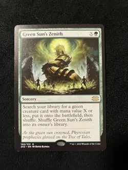 Green Sun's Zenith Double Masters 2022 Regular - Image 1