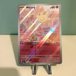 Pokemon Milcery SCR 152 Stellar Crown Illustration Rare English Near Mint - Image 1
