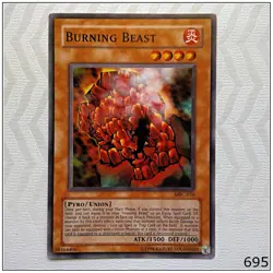 Burning Beast - MFC-016 - Common Unlimited Yugioh - Image 1