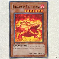 Firestorm Prominence - STON-EN026 - Common 1st Edition Yugioh - Image 1