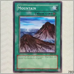 Mountain - LOB-048 - Common Unlimited Yugioh - Image 1