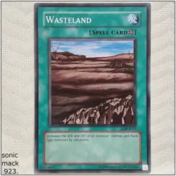 Wasteland - LOB-E037 - Common Unlimited Yugioh - Image 1