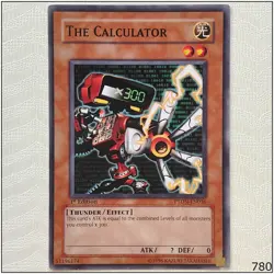 The Calculator - PTDN-EN036 - Common 1st Edition Yugioh - Image 1