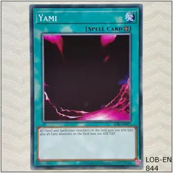 Yami - LOB-EN051 - Common Unlimited Yugioh - Image 1