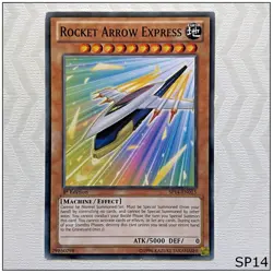 Rocket Arrow Express - SP14-EN015 - Common 1st Edition Yugioh - Image 1