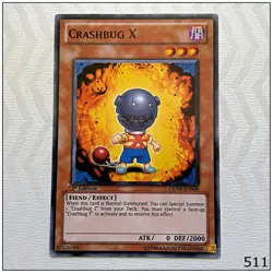 Crashbug X - GENF-EN009 - Common 1st Edition Yugioh - Image 1