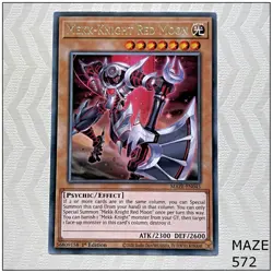 Mekk-Knight Red Moon - MAZE-EN045 - Rare 1st Edition Yugioh - Image 1