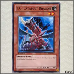 T.G. Catapult Dragon - EXVC-EN019 - Common 1st Edition Yugioh - Image 1