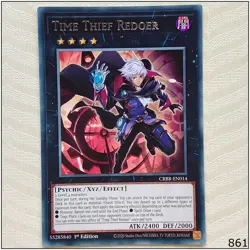 Time Thief Redoer - CRBR-EN014 - Rare 1st Edition Yugioh - Image 1