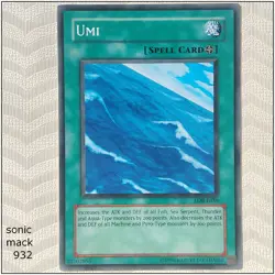 Umi - LOB-E039 - Common Unlimited Yugioh - Image 1