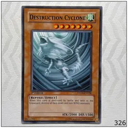 Destruction Cyclone - STON-EN028 - Common 1st Edition Yugioh - Image 1