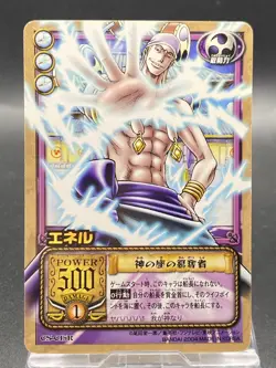 Enel One Piece Card Game Japanese Vintage Foil Stamping CS-C15R - Image 1
