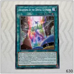 Awakening of the Crystal Ultimates - SDCB-EN016 - Common 1st Edition Yugioh - Image 1