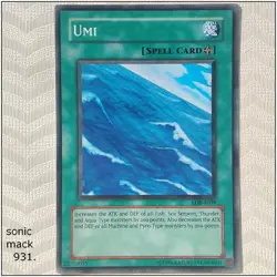 Umi - LOB-E039 - Common Unlimited Yugioh - Image 1