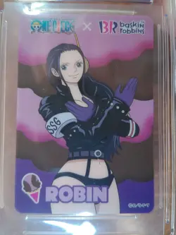 2025 One Piece X Baskin Robbins Robin Japanese Promo CGC 8.5 NM/MINT+ Rare - Image 3