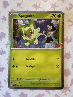 Sprigatito 191 Sv: Scarlet & Violet Promo Cards Holo - Image 1