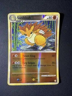 Sandslash 29/123 HeartGold SoulSilver Reverse Holo Rare Pokemon Card - Image 1