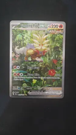 Gouging Fire ex 204/162 Temporal Forces Pokemon Card - Image 1